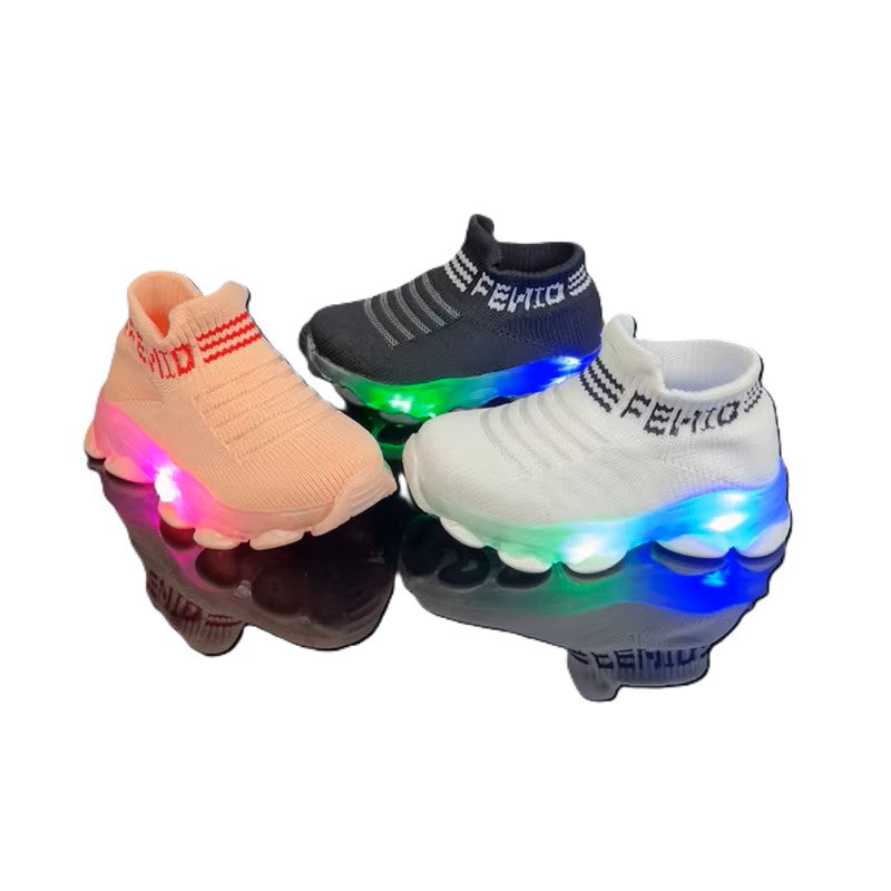 LED Light Kids Sneakers – Breathable, Anti-Slip, and Perfect for Play