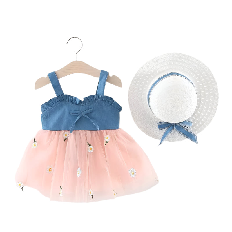 Sweet Summer Breeze: Denim & Blossoms Ensemble