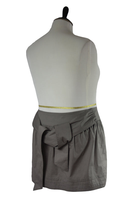 Pleated Short Skirt with Waist Tie: A Chic and Playful Style