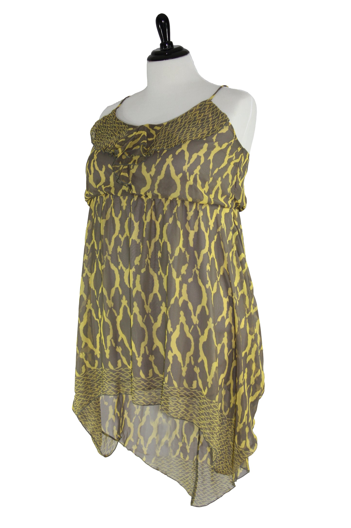 Sunny Days Ahead: Light Yellow Bikini Shoulder Strap Dress